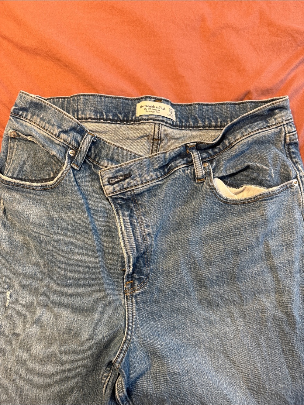Abercrombie & Fitch Women’s Medium Wash Boyfriend Jeans - Blue